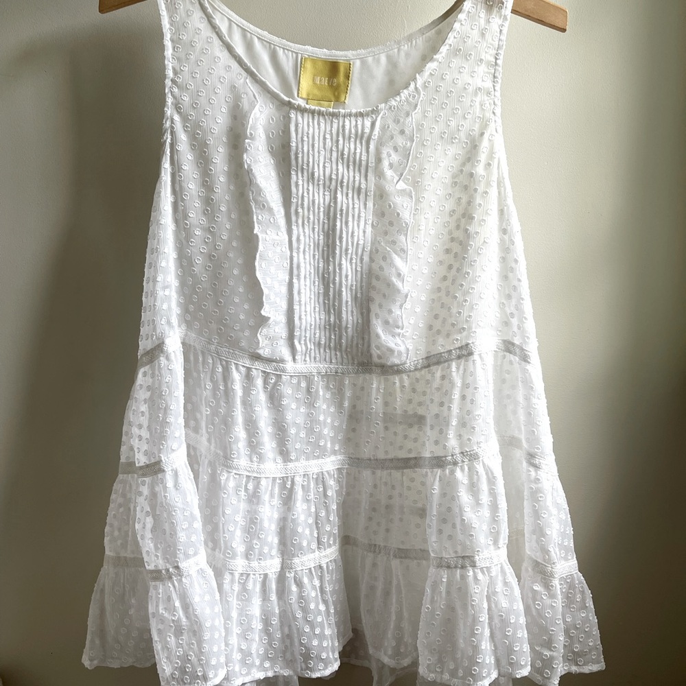Maeve White breezy top- small
